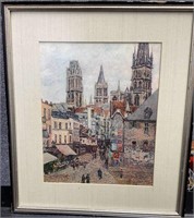 Small Framed Print of City