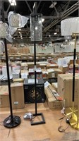 1 Henn&Hart 67.75" Tall Floor Lamp with Glass