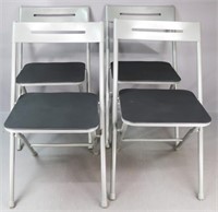 4 Metal Folding Chairs