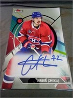 Montreal Canadiens #72 Amber Xhekaj Laminated