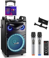 Moukey Karaoke Machine  12 Woofer  2 Mics