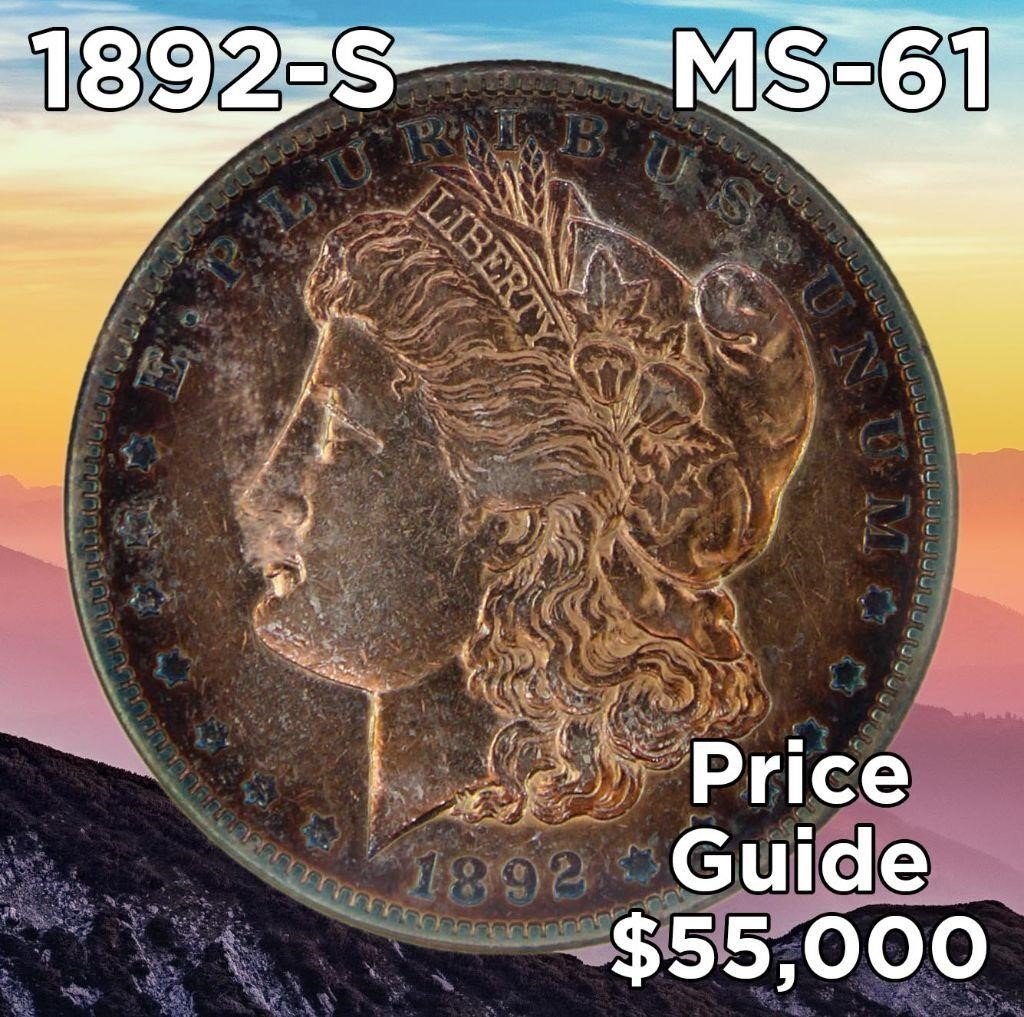 Morgan Sale plus Silver Eagles, Gold, Cents, World & Ancient