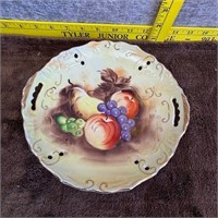 Vintage Enesco Japan Hand Painted Decorative Plate