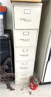 FILING CABINET WITH CONTENTS