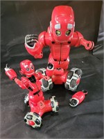 Wow Wee Red Large & Mini Tri-Bots