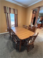 Rockport Wooden table & 6 chairs