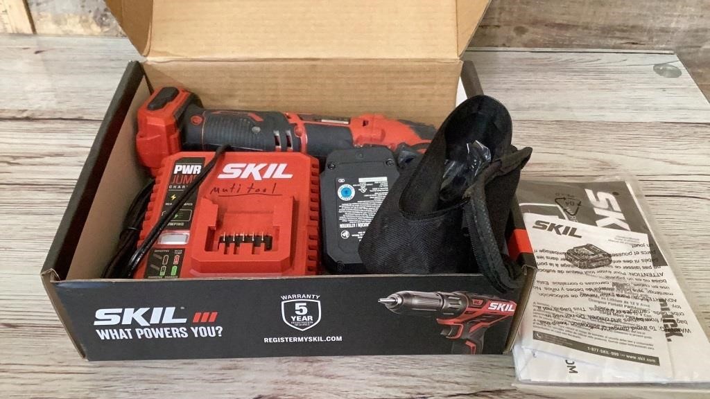 Skil multi tool with battery and charger