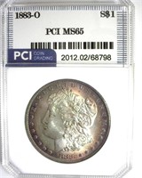 1883-O Morgan PCI MS65 Great Toning