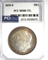 1878-S Morgan MS66 PL LISTS $3000
