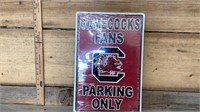 Gamecocks fans parking sign