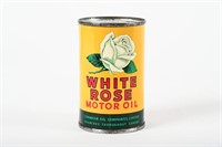 WHITE ROSE MOTOR OIL 4 OZ CAN BANK
