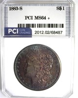 1883-S Morgan MS64+ LISTS $10000