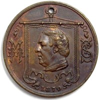 1870 Medal US Religious Token Henry Ward