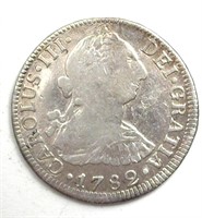 1782-FF 2 Reales VF Mexico