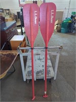 L.L. Bean Res Canoe/Kayak Paddles Measure 60"