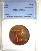 1970 Rand NNC PR67 CAM South Africa