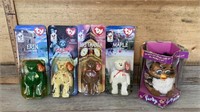 Furby and 4 collectable beanie baby