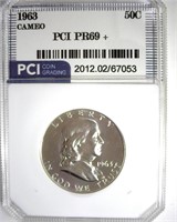 1963 Franklin PR69+ CAM LISTS $850 IN 69 CAM