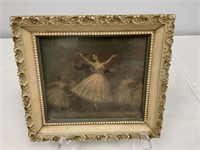 Vintage Ballet Framed Print Dance Art by Sophie