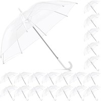 Fabbay 24 Packs Clear Umbrella Wedding Style