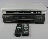 Panasonic DVD Player & Mitsubishi VCR Recorder
