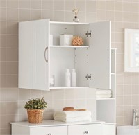 $99 white wall mount bathroom cabinet