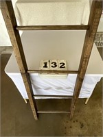 4' wooden decorative ladder (not for standing on)