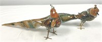 Art Glass Hand Blown Pheasants