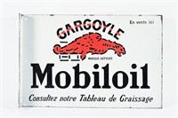 EARLY FRENCH MOBILOIL GARGOYLE DSP FLANGE SIGN