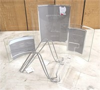 GLASS FRAME AND PLATE HOLDERS