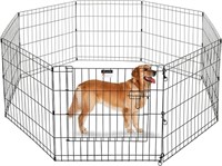 Puppy Playpen - Foldable Metal Exercise Enclosure
