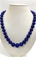 Natural Premium Quality Blue Lapis Lazuli Necklace