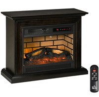 31" Electric Fireplace with Dimmable Flame Effect