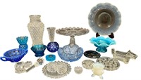 Large Collection Cut Glass, Hobnail Glassware