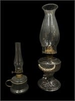 Two Antique Oil Lamps