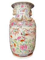 Chinese Porcelain Rose Medallion Vase