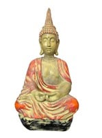 Carved Wood Buddha Statue