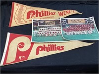 PHILADELPHIA PHILLIES BANNER FLAGS & PICTURES,