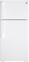 Ge 15.6 Cu. Ft. Top Freezer Refrigerator In White