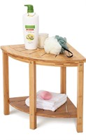 $50 Oasis space corner bamboo shower bench table