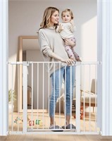 Newnice 36.6" Extra Tall Baby Gate For Stairs