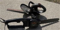 Electric hedge trimmer & Electric chainsaw