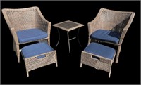 Contemporary Patio Chair & Table Set