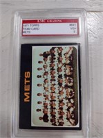 Mets Vtg Team Card VG 3 Graded Card