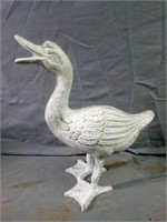 Decorative Metal Duck Measures 11" Height