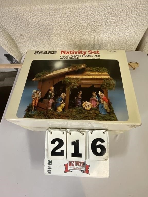 Sears Nativity set