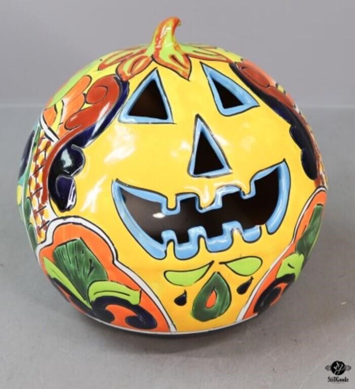 Talavera Pottery Pumpkin