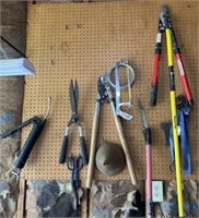 Various lawn tools