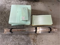 Metal vent pipe & foam board