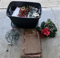Christmas decor & craft supplies